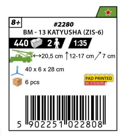 COBI 2280 - BM-13 KATYUSHA (ZIS-6)