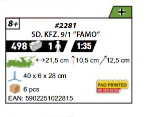 COBI 2281 - SD.KFZ. 9/1 “FAMO”
