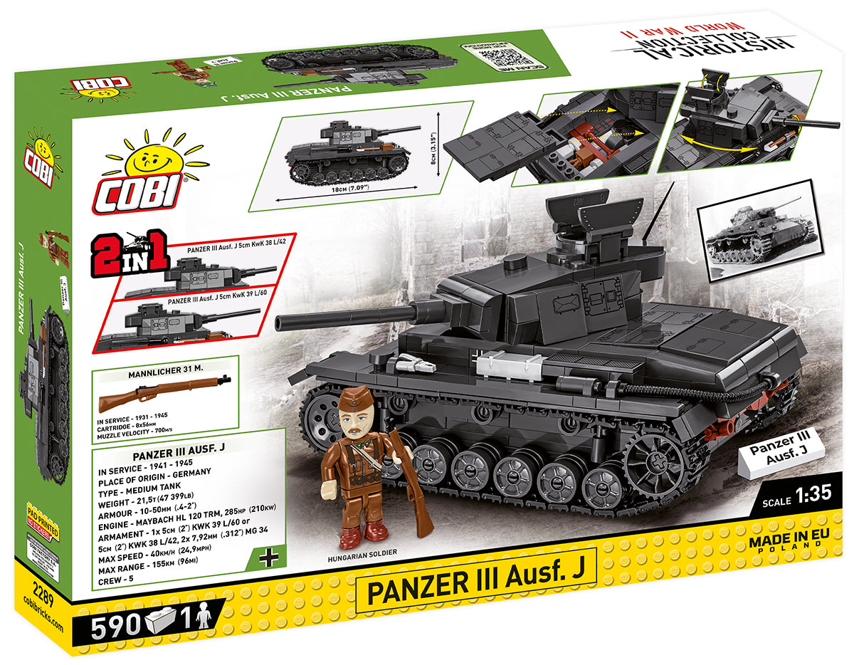COBI 2289 – PANZER III AUSF. ICH