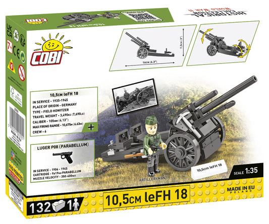 COBI 2292 - 10,5 cm LEFH 18 Kanone
