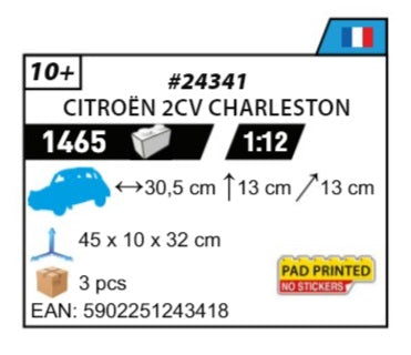 COBI 24341 - CITROEN 2CV CHARLESTON