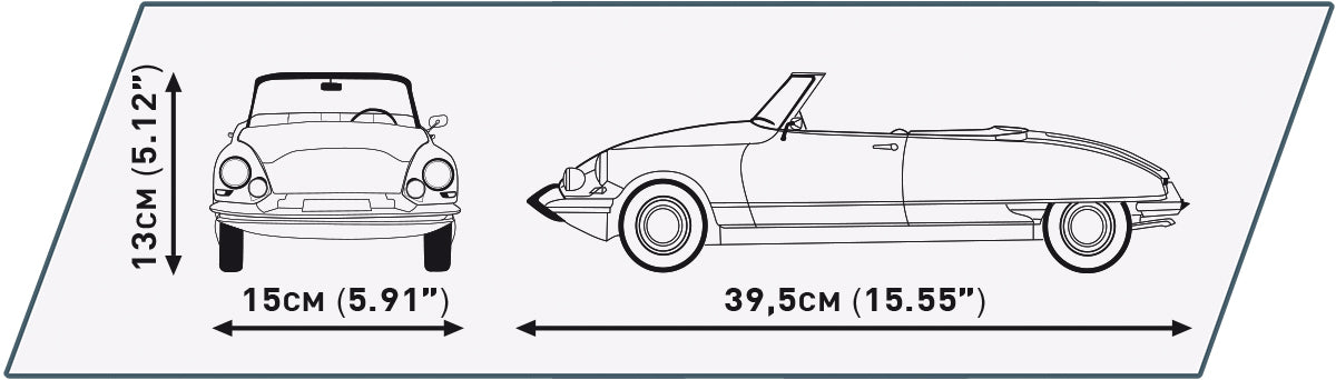 COBI 24346 - 1962 CITROËN DS.19 CABRIO