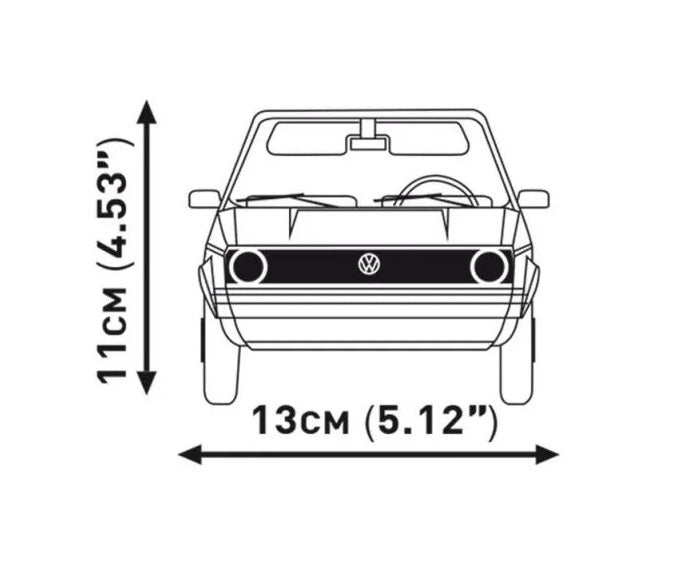 COBI 24360 - VOLKSWAGEN GOLF CABRIOLET