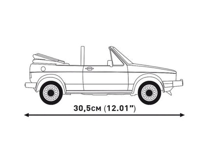 COBI 24360 - VOLKSWAGEN GOLF CABRIOLET