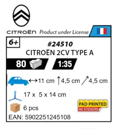 COBI 24510 - CITROEN 2CV TYPE A
