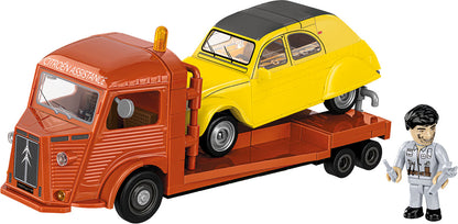COBI 24627 - CITROËN TYPE H CAR TRANSPORTER & 2CV TYPE AZ