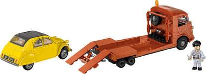 COBI 24627 - CITROËN TYPE H CAR TRANSPORTER & 2CV TYPE AZ