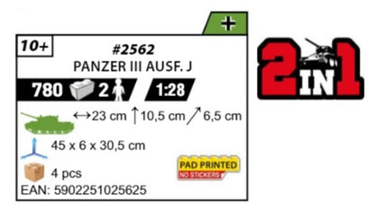 COBI 2562 - PANZER III Ausf. J