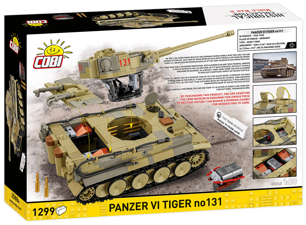 COBI 2588A - PANZER VI TIGER I no 131