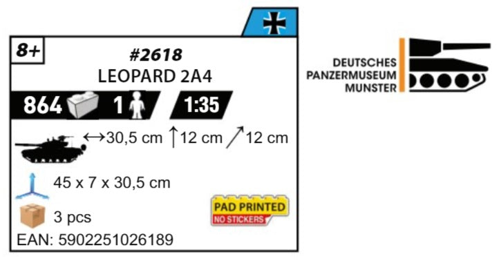 COBI 2618 - LEOPARD 2 A4