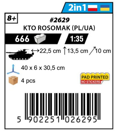 COBI 2629 - KTO ROSOMAK (PL/UA)