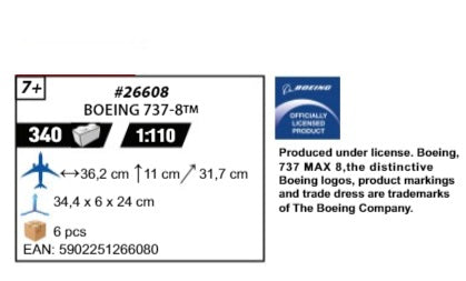 COBI 26608 - BOEING 737-8