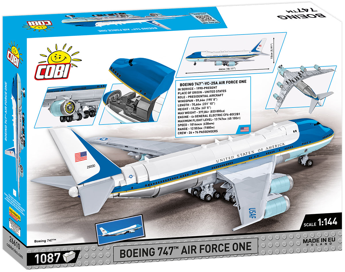 COBI 26610 - BOEING 747 AIR FORCE ONE