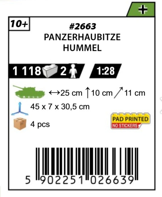 COBI 2663 - PANZERHAUBITZE HUMMEL