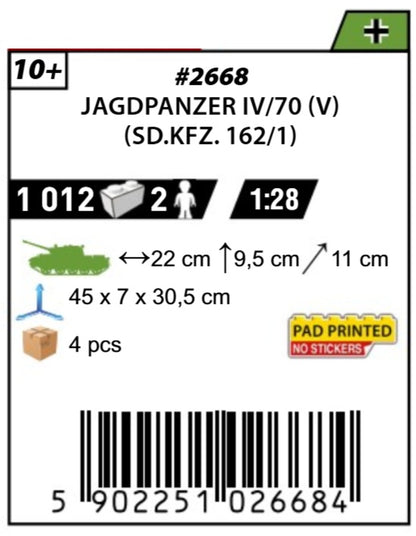 COBI 2668 - JAGDPANZER IV/70 (V)