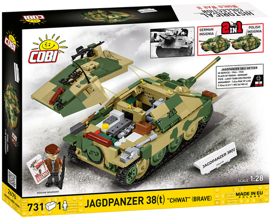 COBI 2670 - JAGDPANZER 38(t) "CHWAT" (BRAVE)