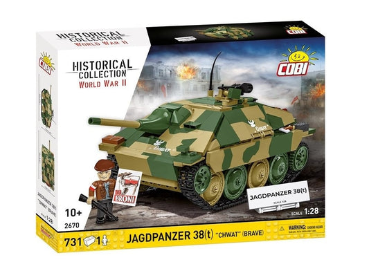 COBI 2670 - JAGDPANZER 38(t) "CHWAT" (BRAVE) (PRE-COMMANDE)