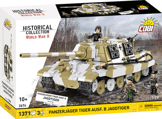 COBI 2674 - PANZERJÄGER TIGER AUSF. B JAGDTIGER (PRE-COMMANDE)