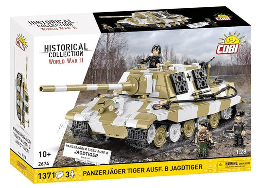 COBI 2674 - PANZERJÄGER TIGER AUSF. B JAGDTIGER (PRE-COMMANDE)