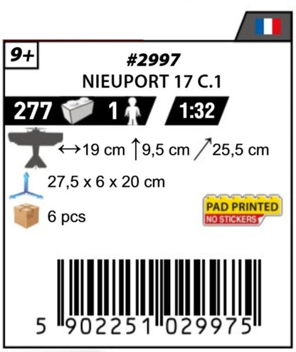 COBI 2997 - NIEUPORT 17 C.1