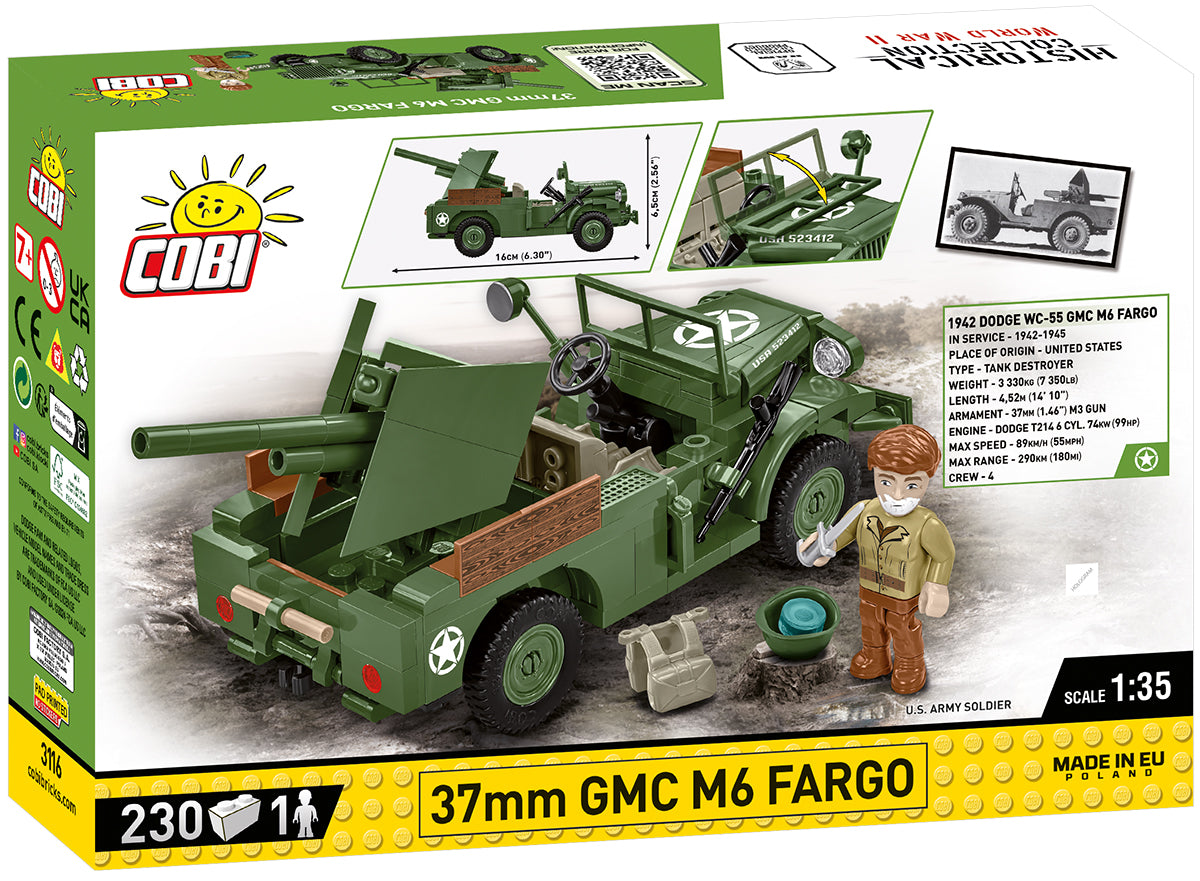 COBI 3116 - 37MM GMC M6 FARGO