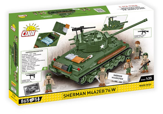 COBI 3118 - SHERMAN M4A2E8(76)W Boite Remplacée