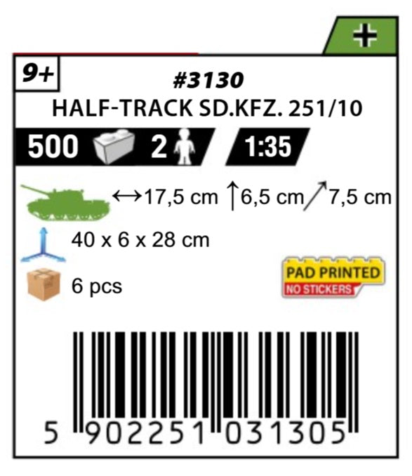 COBI 3130 – HALBKETTEN-SD.KFZ. 251/10