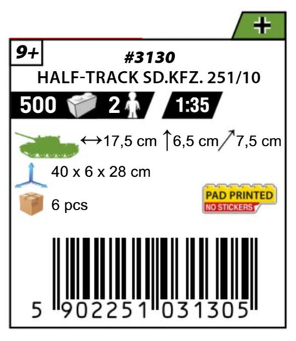 COBI 3130 – HALBKETTEN-SD.KFZ. 251/10