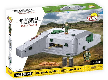 COBI 3136 - GERMAN BUNKER REGELBAU 667 (PRE-COMMANDE)
