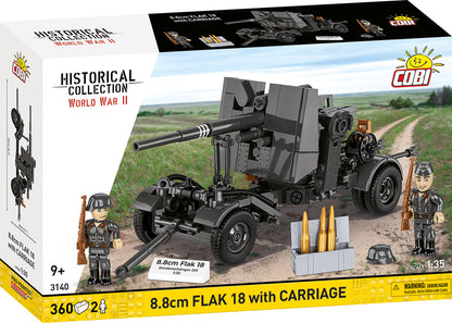 COBI 3140 - 8.8CM FLAK 18 WITH CARRIAGE