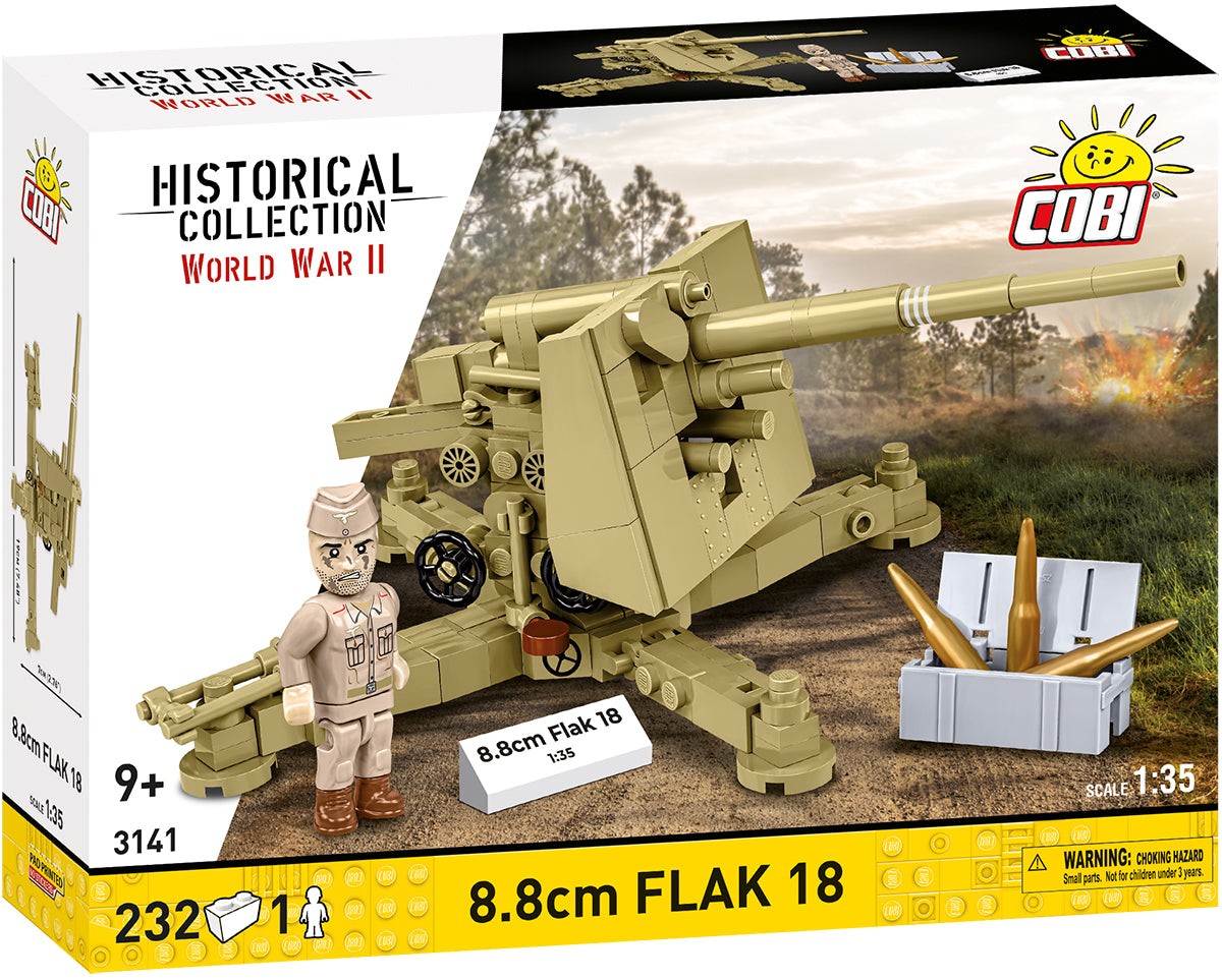 COBI 3141 - 8.8CM FLAK 18 (PRE-COMMANDE)