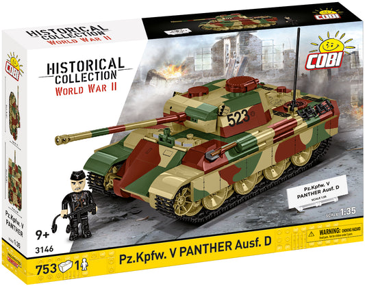 COBI 3146 - PANZER V PANTHER AUSF.D (PRE-COMMANDE)