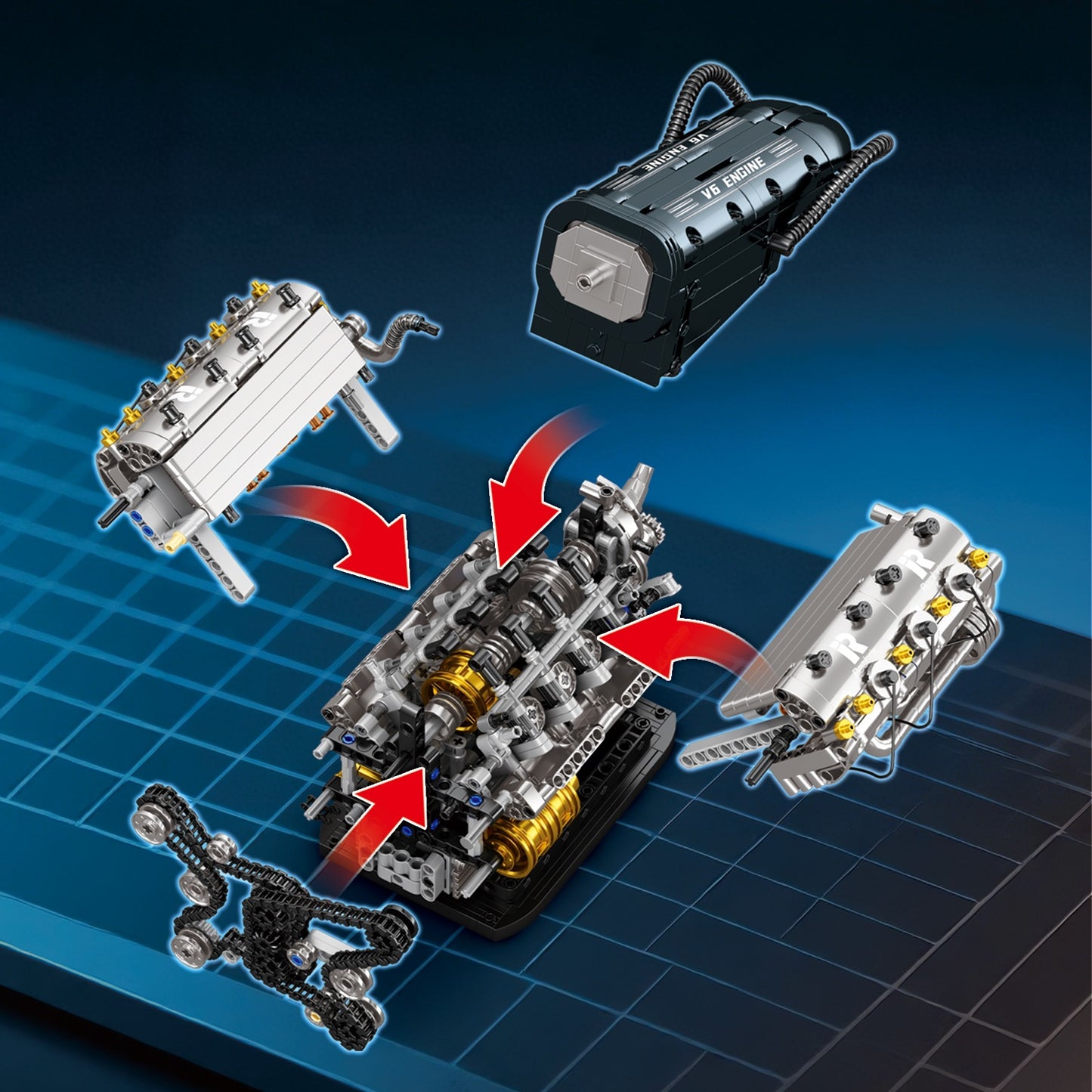 REOBRIX 33013 - V6 ENGINE