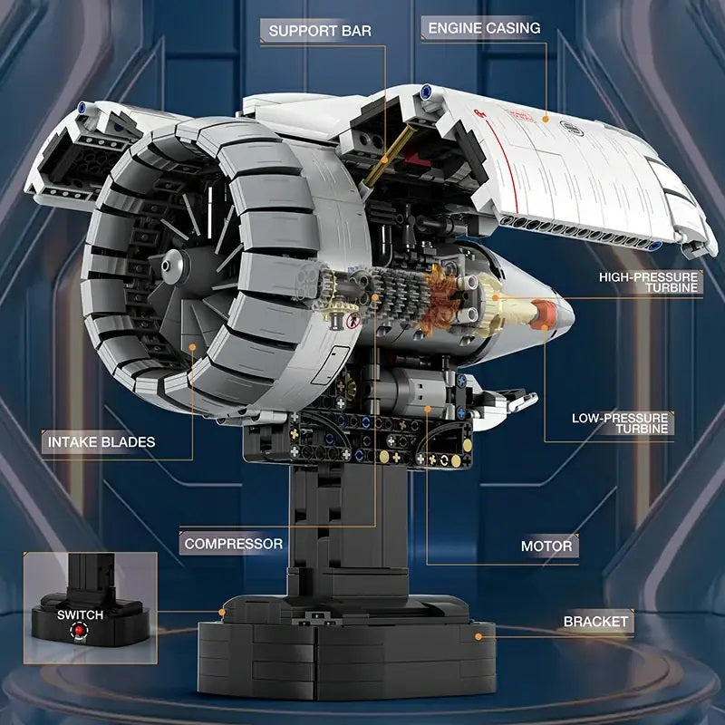 REOBRIX 33019 - AIRCRAFT ENGINE TURBOFAN