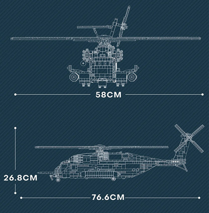 REOBRIX 33037 - CH53 TRANSPORT HELICOPTER
