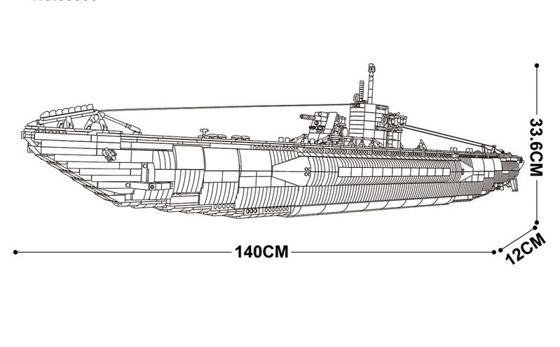 REOBRIX 33050 - UNDERSEA BOAT