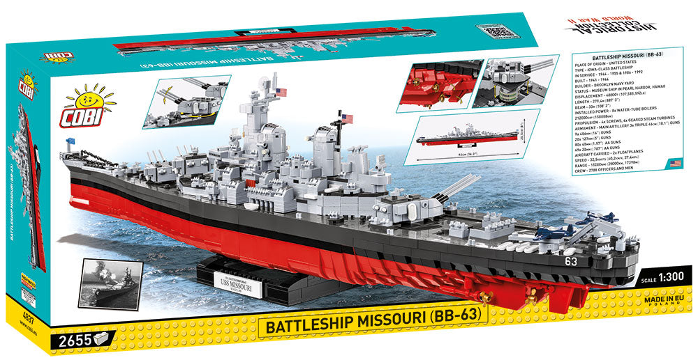 COBI 4837 - BATTLESHIP MISSOURI (BB-63)