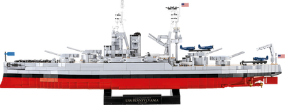 COBI 4842 - PENNSYLVANIA-CLASS BATTLESHIP 2in1 USS ARIZONA (BB-39) USS PENNSYLVANIA (BB-38) Executive Edition