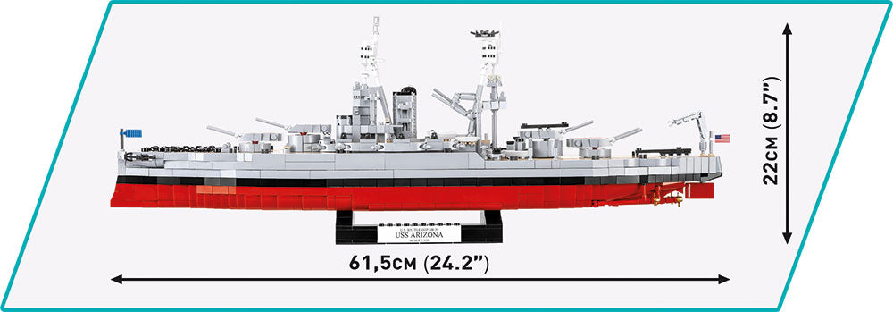 COBI 4843 - USS ARIZONA (BB-39)