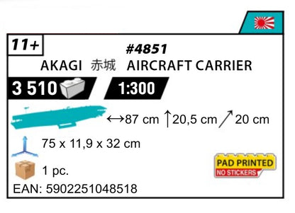 COBI 4851 - IJN AKAGI AIRCRAFT CARRIER