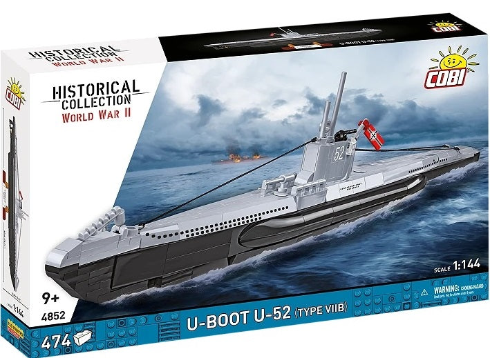 COBI 4852 - U-BOOT U-52 (TYPE VIIB)