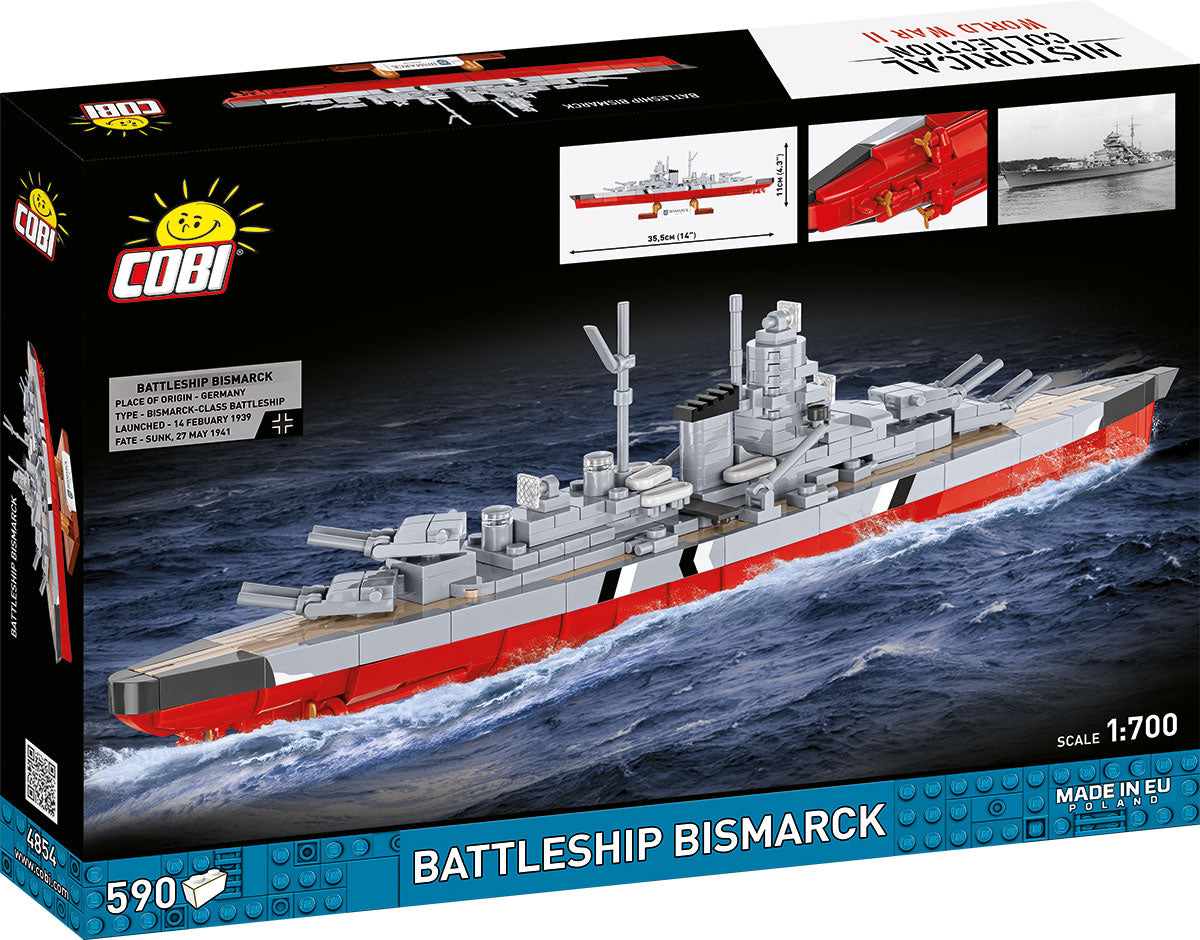 COBI 4854 - BATTLESHIP BISMARCK (PRE-COMMANDE)