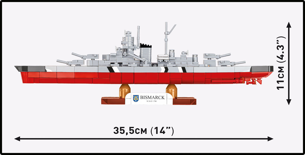 COBI 4854 - BATTLESHIP BISMARCK (PRE-COMMANDE)