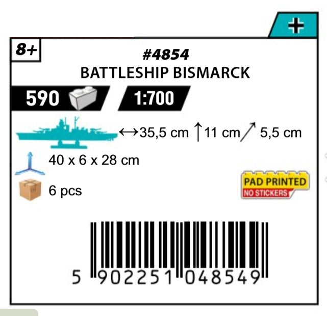 COBI 4854 - BATTLESHIP BISMARCK