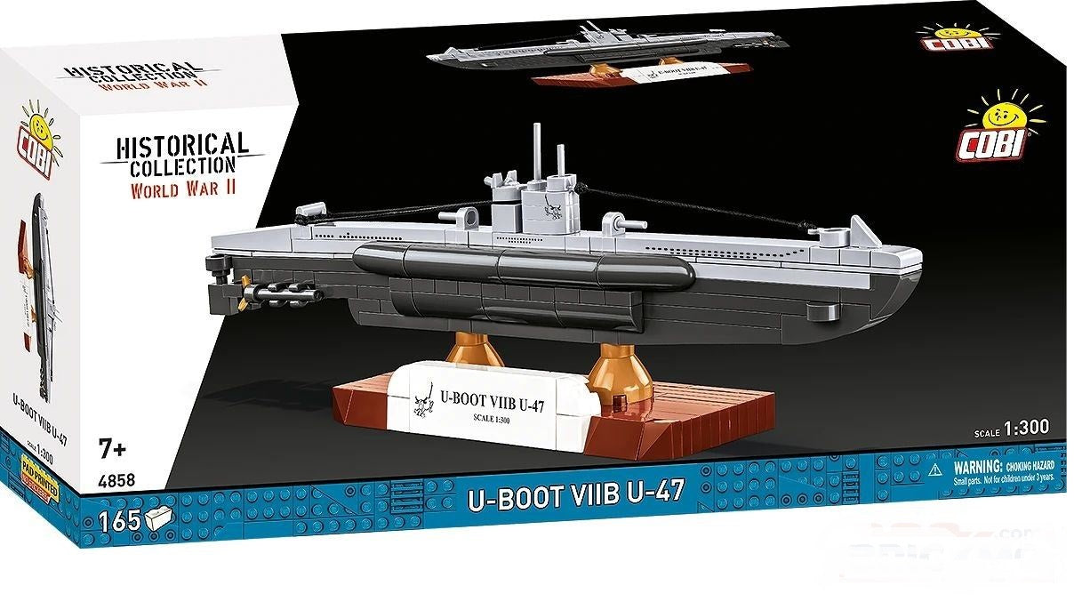 COBI 4858 - U-BOOT VIIB U-47 (PRE-COMMANDE)