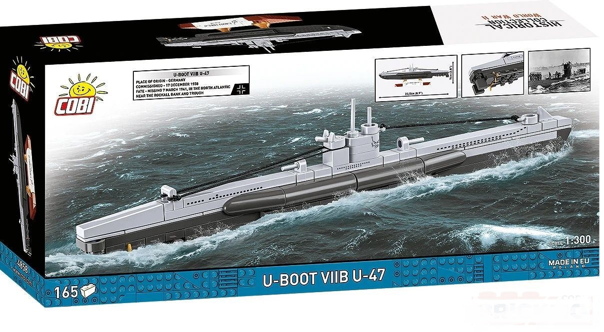 COBI 4858 - U-BOOT VIIB U-47 (PRE-COMMANDE)