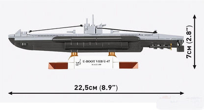 COBI 4858 - U-BOOT VIIB U-47 (PRE-COMMANDE)