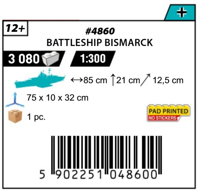 COBI 4860 - BATTLESHIP BISMARCK