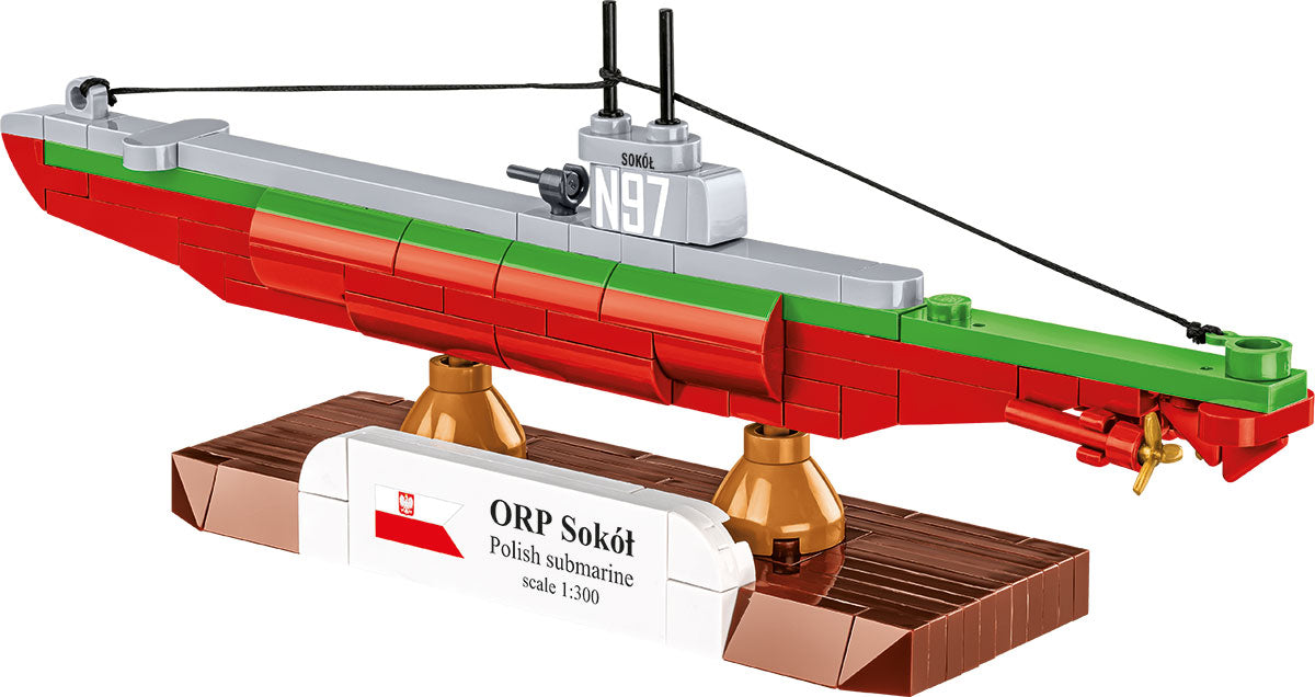 COBI 4863 - ORP SOKOL POLISH SUBMARINE