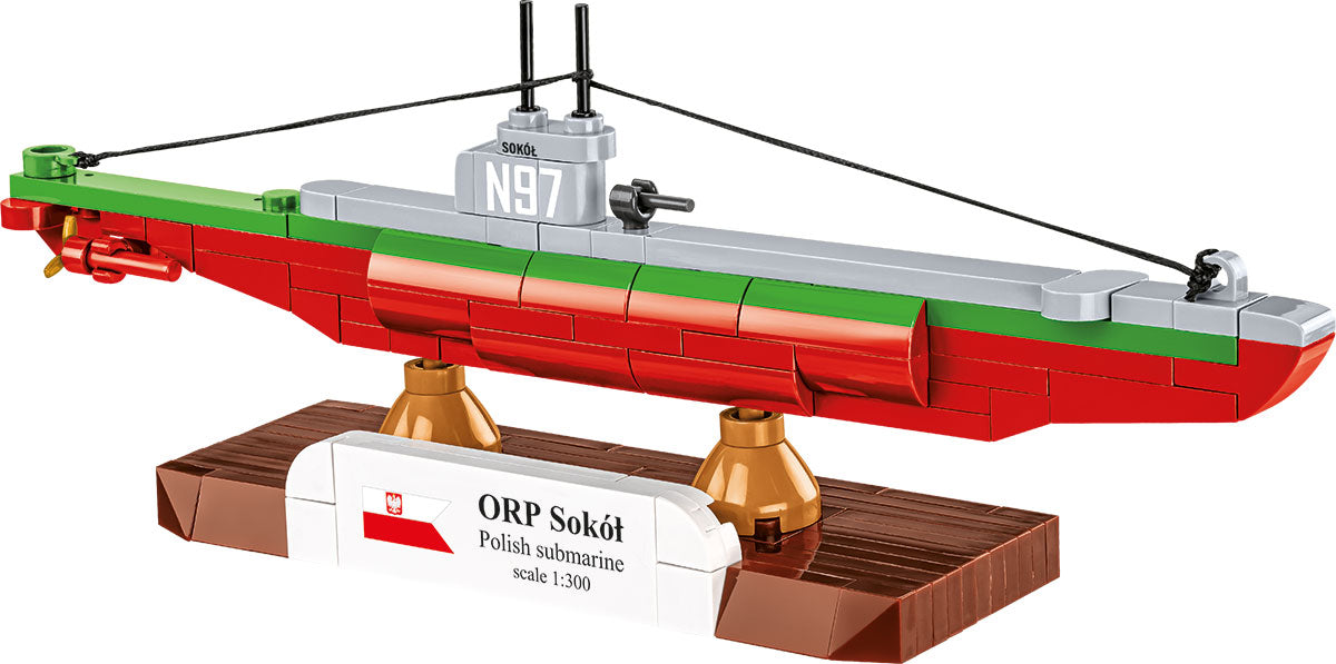 COBI 4863 - ORP SOKOL POLISH SUBMARINE